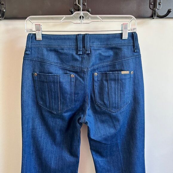 Burberry Bethanal Flare Denim Blue Jeans Bell Bottoms Size 25 - Picture 6 of 8